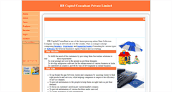 Desktop Screenshot of hbcapital.co.in